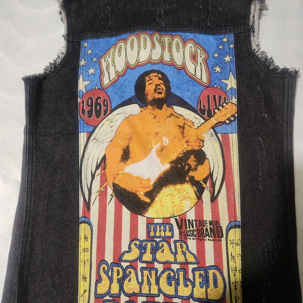 Feded black  vest